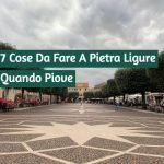 Piazza San Nicoló in una giornata nuvolosa. Foto Copertina di '7 cose da fare a Pietra Ligure Quando Piove'